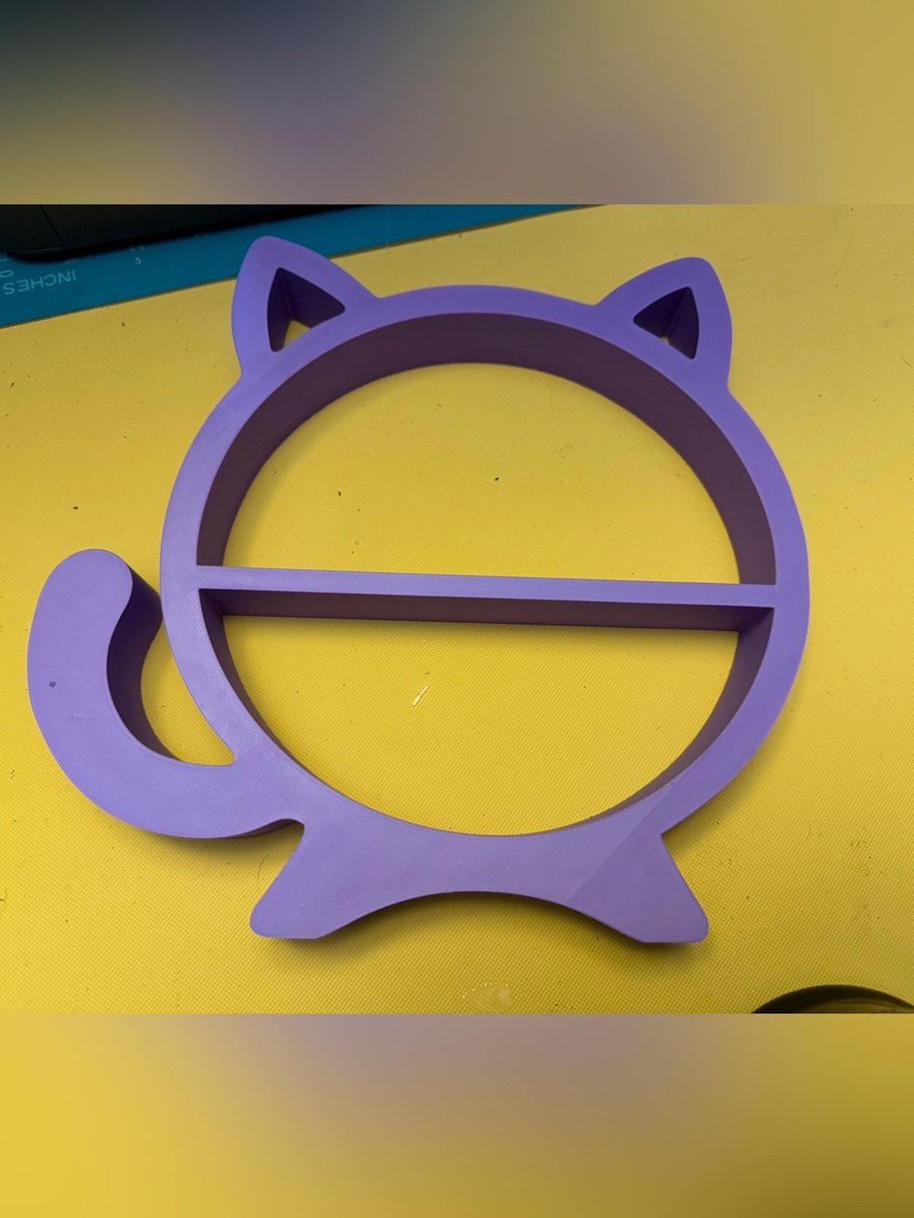 Purple Cat-Shaped Wall Shelf - Home Wall or tabletop display shelf home decor!